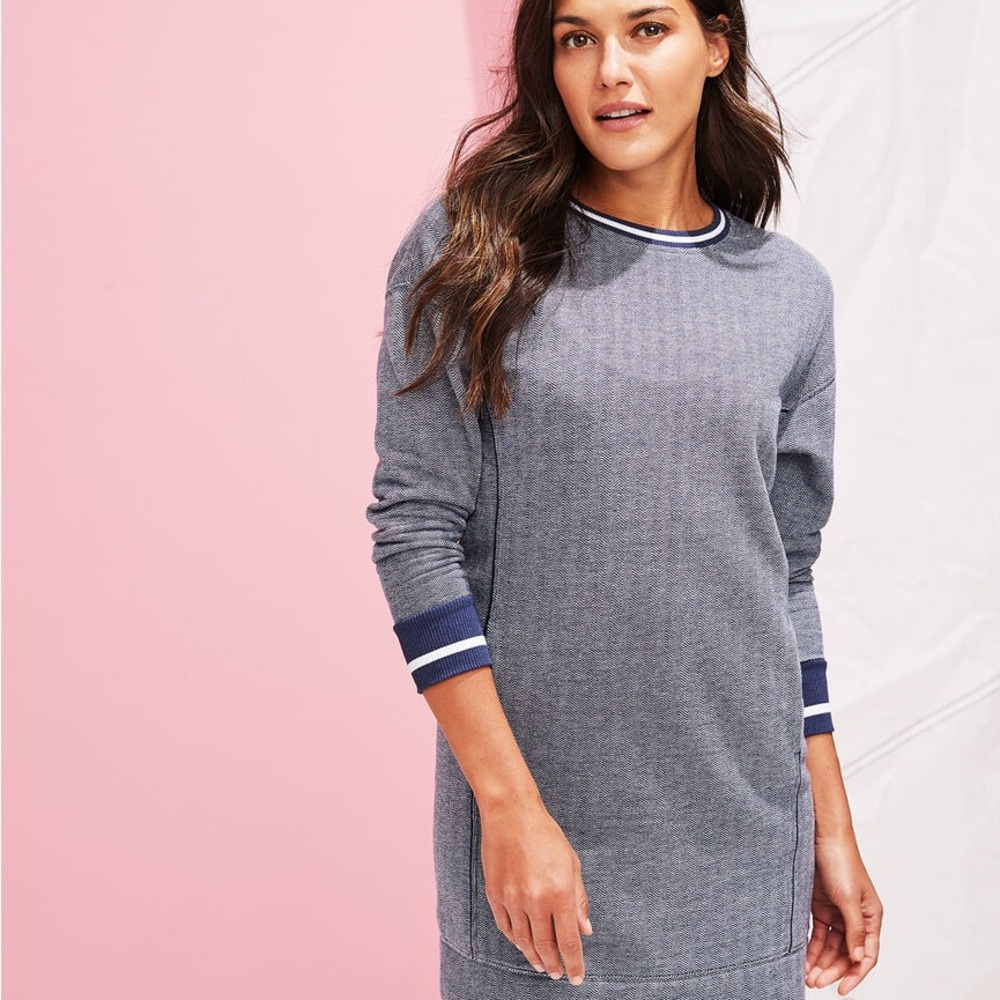 Vineyard Vines Women's Mini Sweater Dress - Blue and White